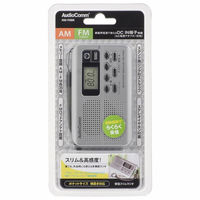 オーム電機 横型スリムラジオAM/FMステレオ 03-7285 1個