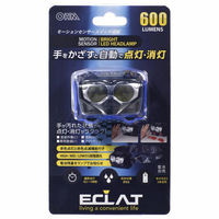 オーム電機 LEDヘッドライト センサー付 ECLAT 600ルーメン 08-0930 1個