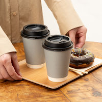 サンナップ エアウォールカップ ブルーグレー 340ml 1セット（125個：25個入×5袋）