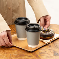 サンナップ エアウォールカップ ブルーグレー 260ml 1箱（1000個：25個入×40袋）