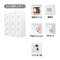 ネットフォース ファシル シューズロッカー 21人用 シリンダー錠 ダークブラウン FH-912-C-AW-DBR 1セット(2台入)（直送品）