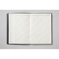 高橋書店 【2024年版】ニューダイアリー A5 片側1週間+ノート 月曜始まり 黒 86 1冊（直送品）