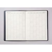 高橋書店 【2024年版】デスクダイアリー A5 バーチカル 月曜始まり 黒 95 1冊（直送品）