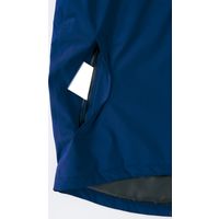 アイトス 防水防寒ストレッチジャケット(男女兼用)ブルー×ネイビー 3L 10314 1枚（直送品）