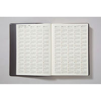 高橋書店 【2024年版】10年卓上日誌 A5 10年連用 茶 68 1冊（直送品）