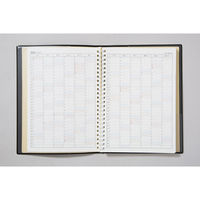 高橋書店 【2024年版】リングダイアリー A5 見開き1週間 月曜始まり 黒 452 1冊（直送品）