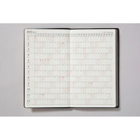 高橋書店 【2024年版】ニューダイアリーアルファ8 手帳判 片側1週間+ノート 月曜始まり 黒 102 1冊（直送品）