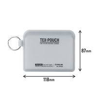 キングジム テクスポーチ スリム シリコン ポーチ カーキ TXP400-KH 1個