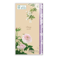 フロンティア 2024年ダイアリー クラシックローズ 紫 SS DY-098 5冊（直送品）