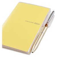 【2024年版】NOLTY マンスリー スリム 日曜始まり イエロー 2723 1冊 日本能率協会マネジメントセンター（直送品）