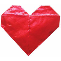 トーヨー 単色カラーホイル 15.0cm あか 066101 1袋(100枚入)