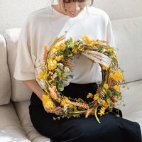 ヘッズ フルリールアレンジメント/ナチュラルリース-1 ZAR-NW1 1個