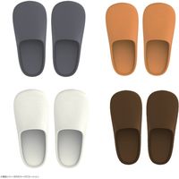 オーエ ふき取り簡単・丸洗いOK やわらかいトイレシューズ ブラウン 81631 1個