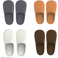 オーエ ふき取り簡単・丸洗いOK やわらかいトイレシューズ アイボリー 81630 1個