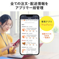 サンワサプライ ダイレクト：アプリ連動型IOTスマート宅配BOX　Sサイズ　ホワイト色　扉 300-DLBOX021W 1個（直送品）