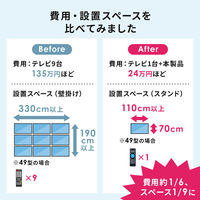 サンワサプライ ダイレクト:9分割ワンセグ・フルセグ視聴プレーヤー 400-1SG006 1本（直送品）