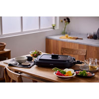 アイリスオーヤマ 網焼き風ホットプレート 2枚プレート IHA-A20-B 1台