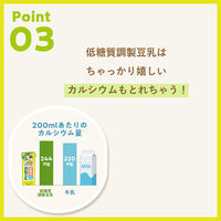 キッコーマンソイフーズ 低糖質 調製豆乳 200ml×18個 4930726102046（直送品）