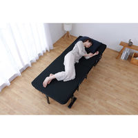 アイリスオーヤマ 折りたたみベッド ブラック OTBSS-KRH 1台（直送品）