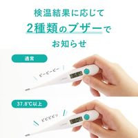 【電子体温計】 ドリテック 電子体温計 ホワイト TO-205WT 1個