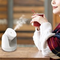 TOPLAND 加湿器 パーソナル 左右自動首振り 吸水スティック5本付 SH-KJ53 WT 1台