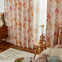 スミノエ プー カーテン ディズニー フロムフレンズ 2400×900mm ピンク １セット(2枚入)（直送品）