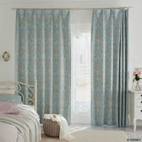 スミノエ プリンセス カーテン ディズニー クラッシックビューティー 2700×2200mm ブルー １セット(2枚入)（直送品）