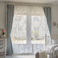 スミノエ プリンセス レースカーテン ディズニー クラッシックビューティボイル 2800×1290mm ホワイト １セット(2枚入)（直送品）