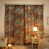 スミノエ プリンセス レースカーテン ディズニー テイルオブラブボイル 2700×890mm マルチ １セット(2枚入)（直送品）