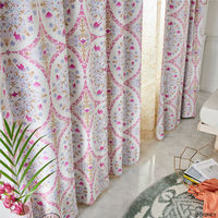 スミノエ プリンセス カーテン ディズニー マジックランプ 2100×1100mm ピンク １セット(2枚入)（直送品）