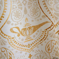 スミノエ プリンセス レースカーテン ディズニー マジックランプボイル 1500×1840mm ホワイト １セット(2枚入)（直送品）