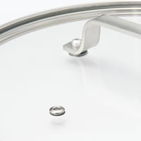 無印良品 中が見えやすい 強化ガラス蓋 直径24cm対応 良品計画