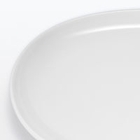 無印良品 日常の器 オーバルプレート 小 白 約24×17cm 良品計画