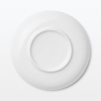 無印良品 日常の器 デミタスソーサー 白 約直径11cm 1セット（2枚） 良品計画