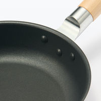 無印良品 焼き面が広い こびりつきにくいフライパン 浅型 ガス火専用 約直径20cm 良品計画