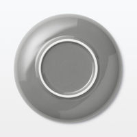 無印良品 日常の器 デミタスソーサー グレー 約直径11cm 1セット（2枚） 良品計画