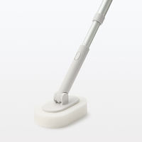 無印良品 ヘッドが付け替えられる バス用スポンジ 約幅8.5×奥行15×高さ17.5cm 良品計画