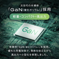 USB充電器 65W出力 PD対応 AC充電器 かしこく充電 アーモンドミルク 1個 オウルテック