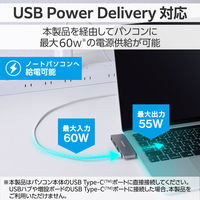 ドッキングステーション タイプC ハブ HDMI オーディオ USB-A 直挿し USBハブ DST-C25SV エレコム 1個