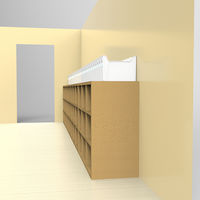 ナカバヤシ 置き勉ファイルボックスA4 ホワイト FBS-E04W 1個