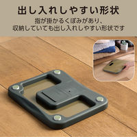 エレコム エクリア体重計/BMI表示可能/カフェブラウン HCS-S02BR 1個