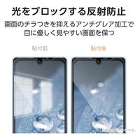 AQUOS wish3/wish2/wish のぞき見防止フィルム アンチグレア 衝撃吸収 PMHS223FLPF エレコム 1個（直送品）