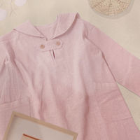 清原 生地 残糸先染めシャンブレー ココチファブリック KOF-51 LBE 1巻(10M)（直送品）