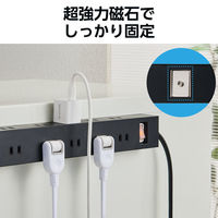 電源タップ 延長コード コンセント 2m 2P 10個口 ほこりシャッター ブラック ECT-1520BK エレコム 1個（直送品）