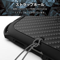 エレコム iPhone 15/ZEROSHOCK/グリップ/TPU/ブラック PMWA23AZEROGBK 1個