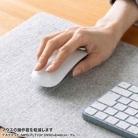 サンワサプライ フェルトデスクマット(W600×D300mm・グレー) MPD-FLT2GY 1個