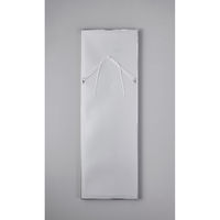 パール金属 軽くて割れない壁掛けミラー　ホワイト 幅500×奥行20×高さ1600mm N-7088　1個（直送品）