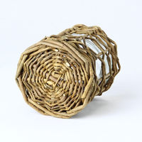 ＳＰＩＣＥ　ＯＦ　ＬＩＦＥ　ＦＯＮＴＡＩＮＥ　かご編みガラスフラワーベース　ミニボトル　ＬＹＧＮ１１２０　1個（直送品）