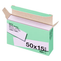 アスクル はたらく ふせん 付箋  50×15mm パステルパープル （短冊ミニ） 100冊（10冊×10箱） オリジナル
