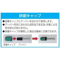 エスコ [φ5mm]研磨キャップセット(3mm軸) EA819GF-391 1セット（直送品）